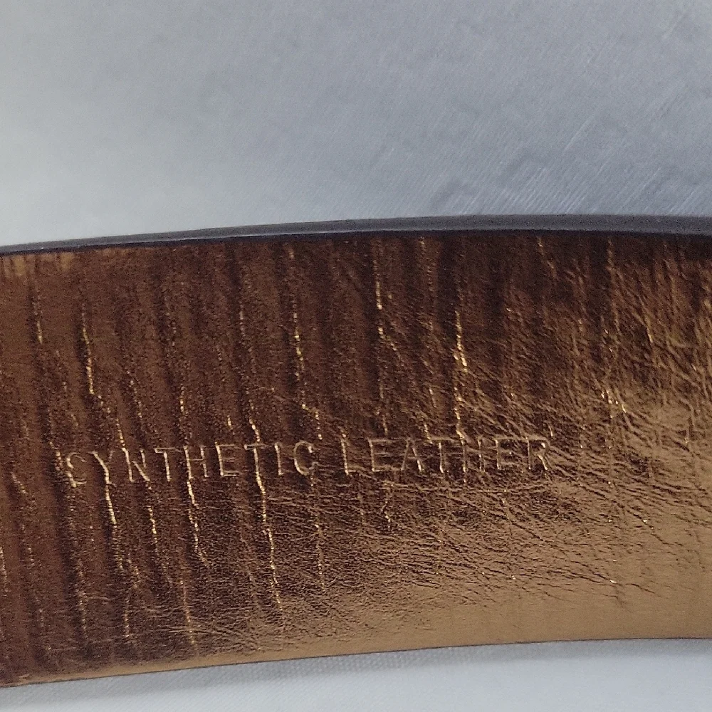 Michael Kors Dark Brown Belt with Gold Logo - Picture 5 of 8